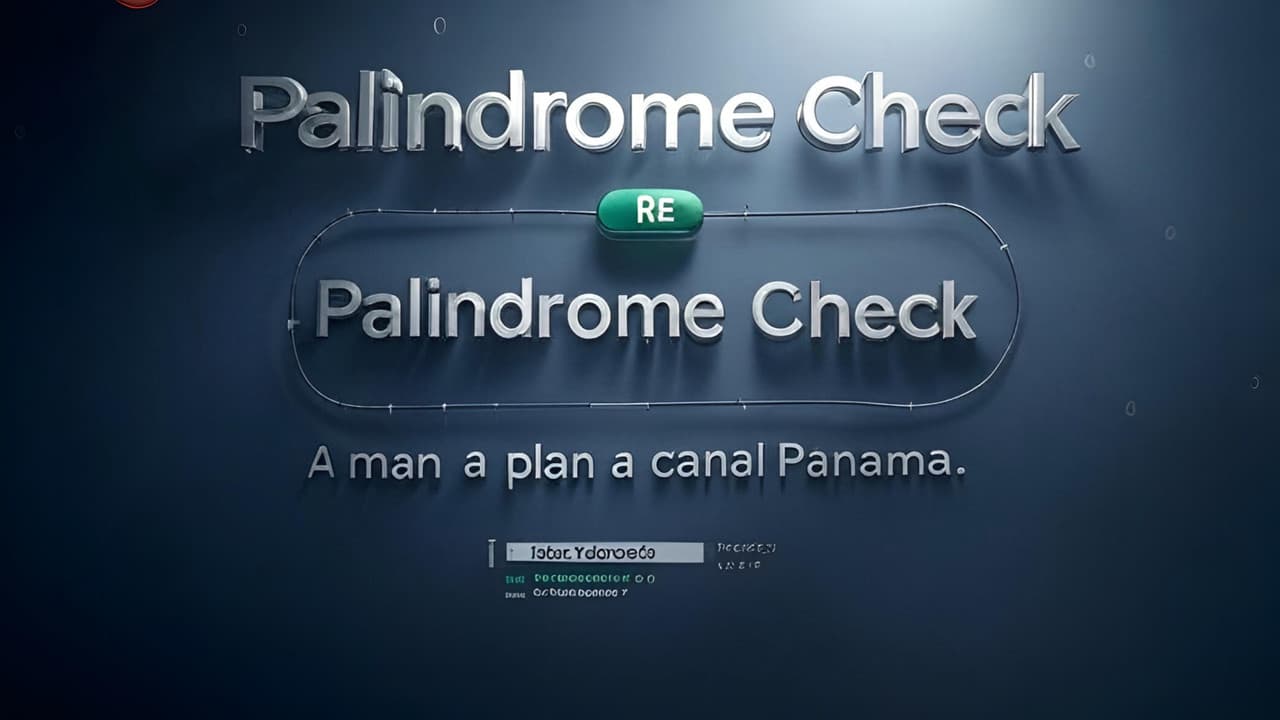 98. Palindrome Check RE
