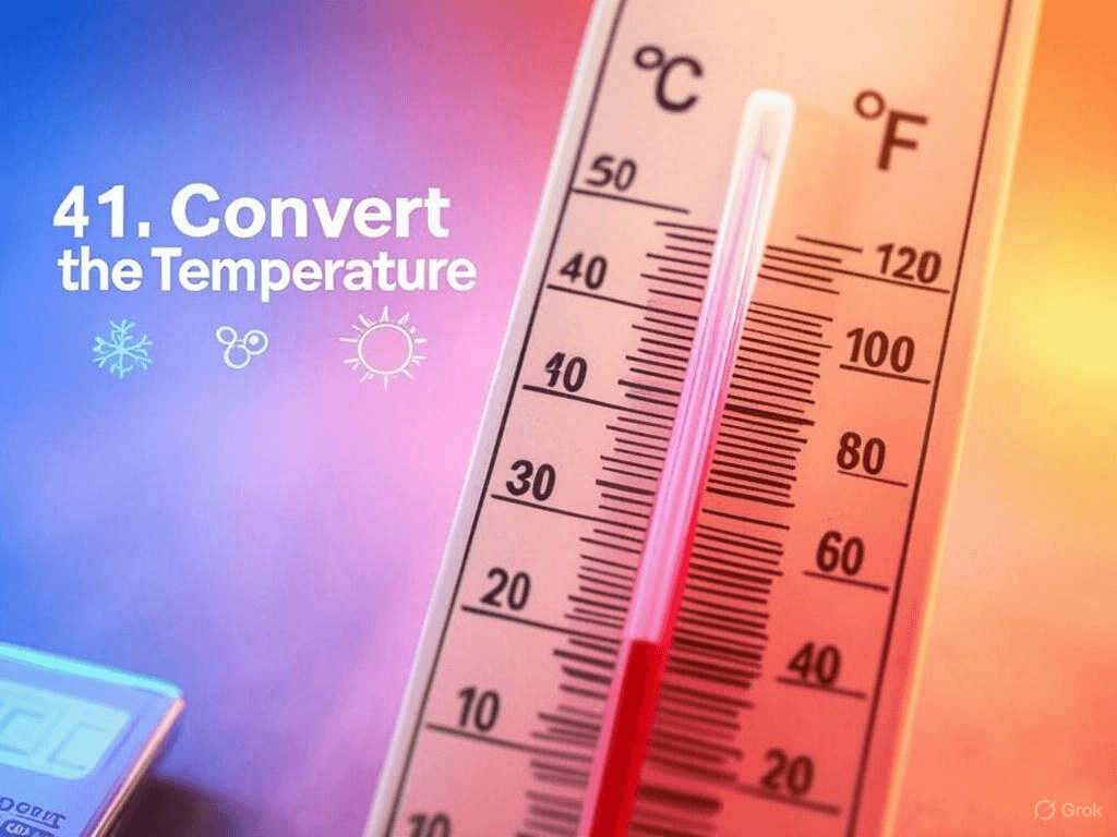 41. Convert the Temperature