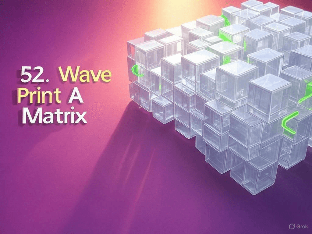 52. Wave Print A Matrix