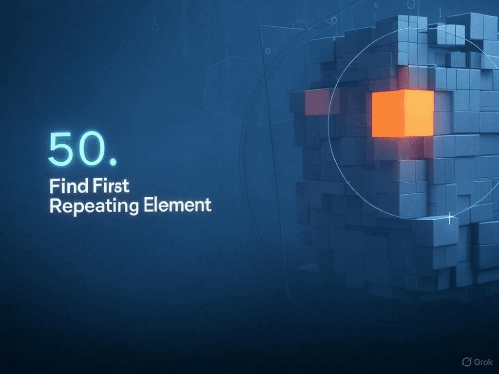50. Find First Repeating Element