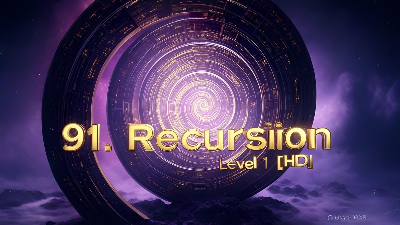 91. Recursion - Level 1 [HD]