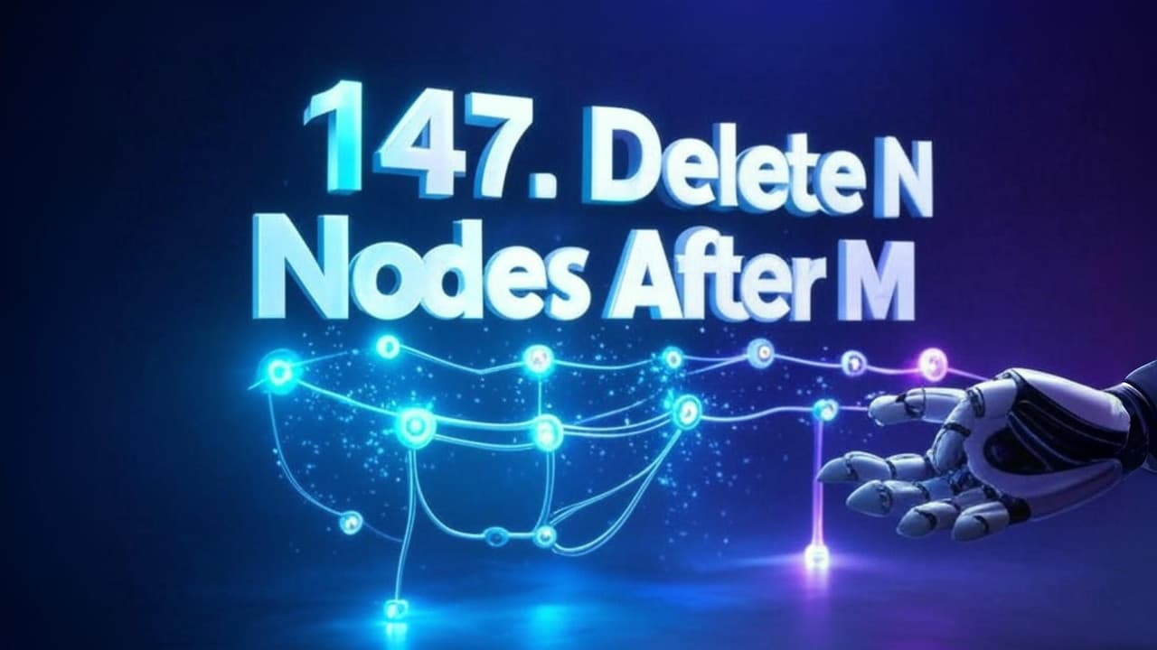 147. Delete N Nodes After M Nodes
