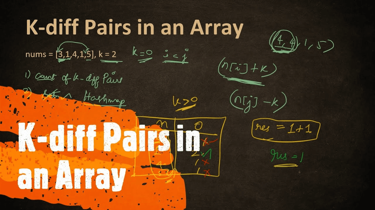 59. K-Diff Pairs In An Array