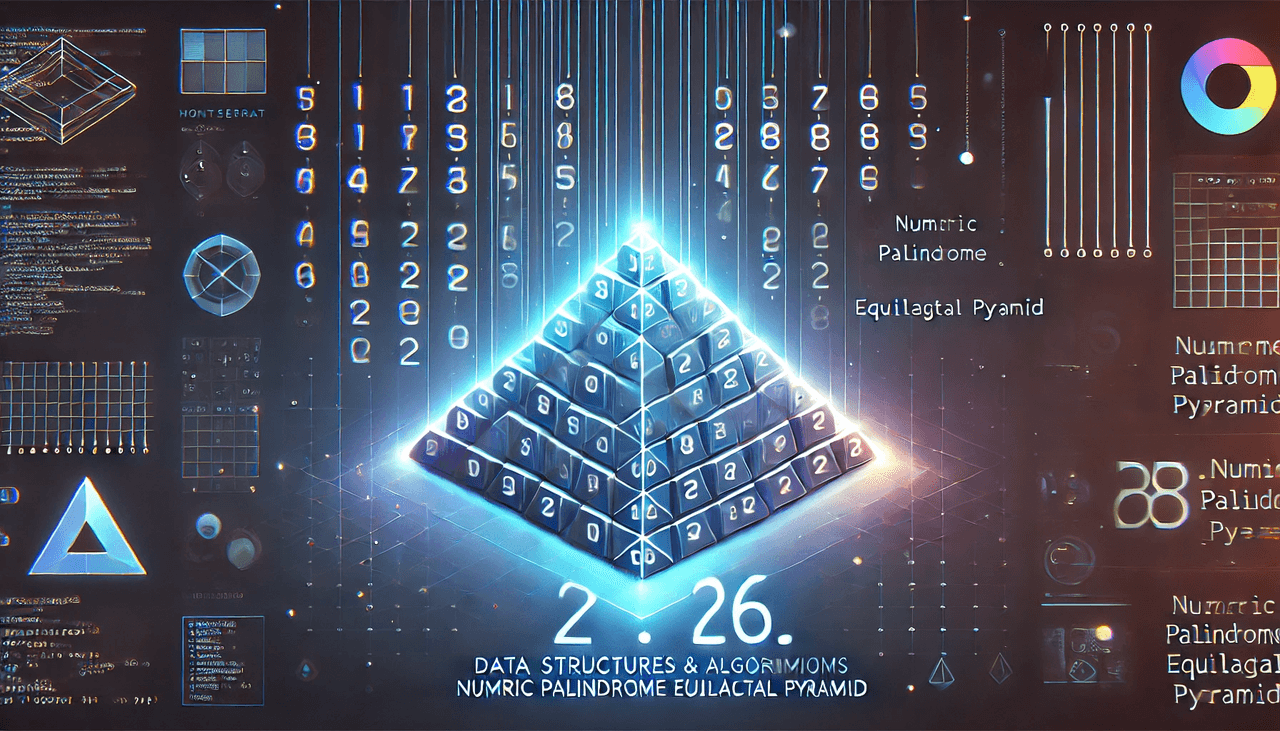 26. Numeric Palindrome Equilateral Pyra... 