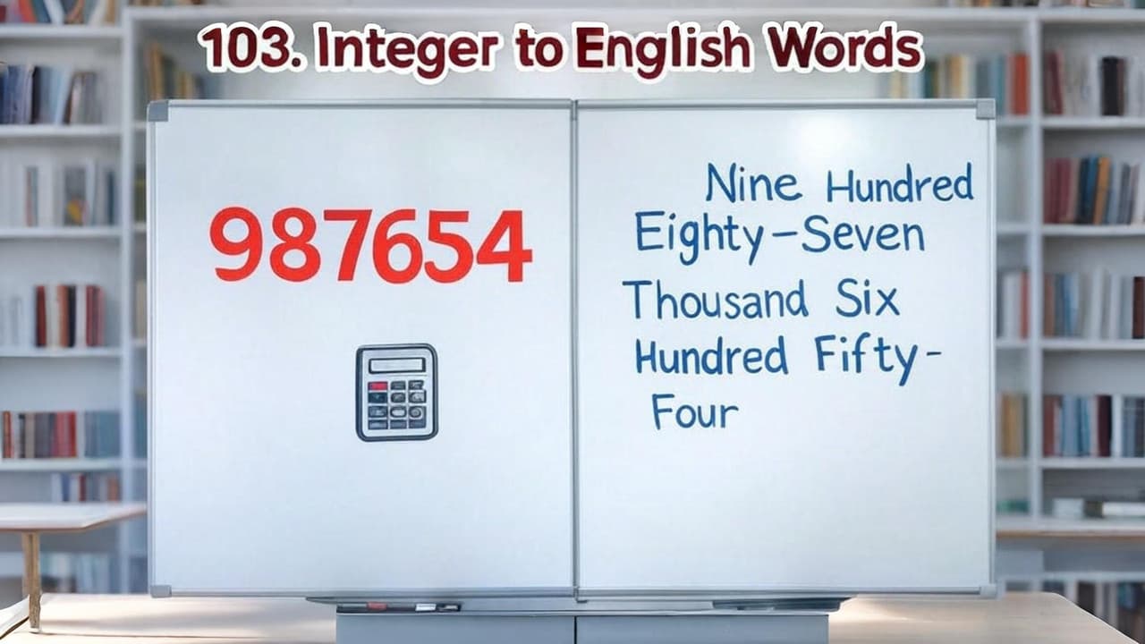 103. Integer to English Words