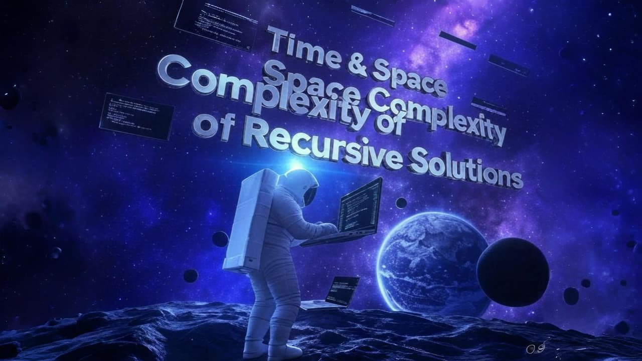 90. Time & Space Complexity Of Recursive Solutions